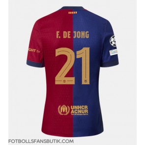 Barcelona Frenkie de Jong #21 Replika Hemmatröja 2024-25 Kortärmad